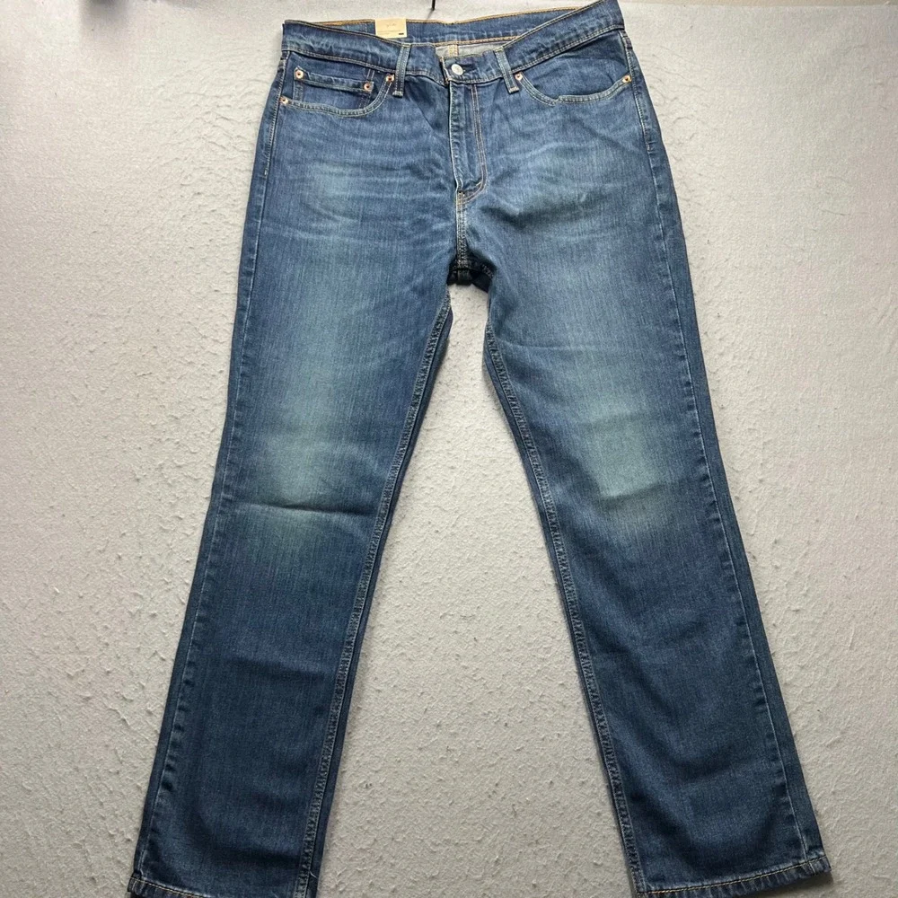 Levi's 511 Slim Jeans Mens 36x30 Medium Wash Stretch Denim 04511-1163